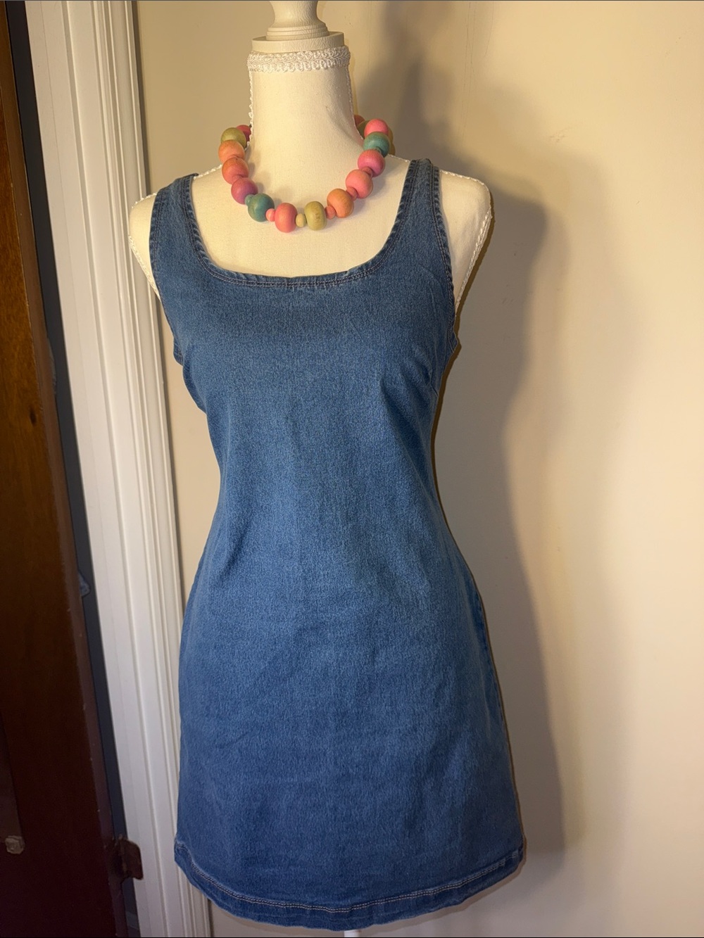 Derek Heart Blue Denim Mini Dress